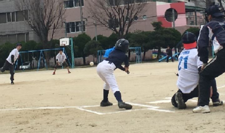 野球しようぜ！おじさんたちが東住吉ライオンズさんと少年野球対決！