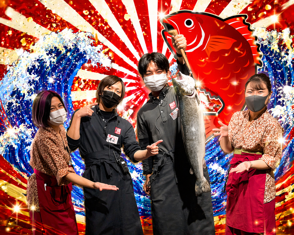 【新宿店】5月6日開催！大迫力サーモン解体ショー＆こども縁日開催♪｜2026ざうおゴールデンウィーク企画